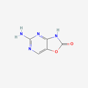 molecular formula C5H4N4O2 B8565381 5-Aminooxazolo[4,5-d]pyrimidin-2(3H)-one 