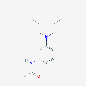 molecular formula C16H26N2O B8565428 N-[3-(Dibutylamino)phenyl]acetamide CAS No. 77734-45-3