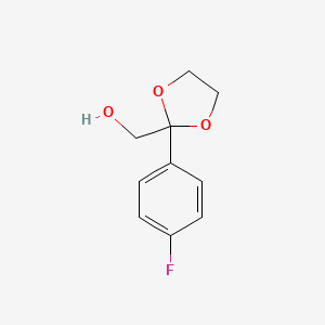 [2-(4-Fluorophenyl)-[1,3]dioxolan-2-yl]methanol
