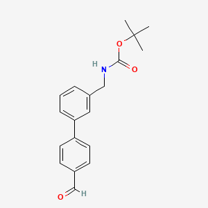 tert-Butyl (4'-formylbiphenyl-3-yl)methylcarbamate