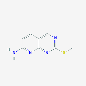 2-(Methylthio)pyrido[2,3-d]pyrimidin-7-amine