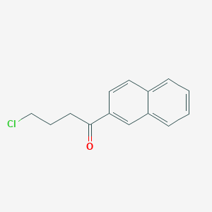 molecular formula C14H13ClO B8565486 2-(4-Chlorobutyryl)naphthalene 