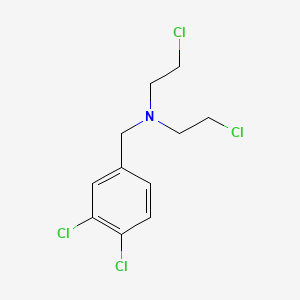 molecular formula C11H13Cl4N B8565502 (3,4-Dichloro-benzyl)-bis-(2-chloro-ethyl)-amine CAS No. 212770-61-1