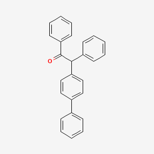 molecular formula C26H20O B8565527 2-([1,1'-Biphenyl]-4-yl)-1,2-diphenylethanone 