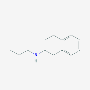 molecular formula C13H19N B8565580 Propyl-(1,2,3,4-tetrahydro-naphthalen-2-yl)-amine 