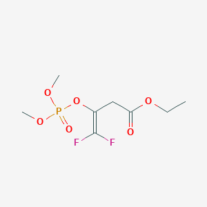 B8565604 Ethyl 3-[(dimethoxyphosphoryl)oxy]-4,4-difluorobut-3-enoate CAS No. 823234-80-6