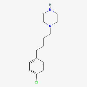 molecular formula C14H21ClN2 B8565692 Piperazine,1-[4-(4-chlorophenyl)butyl]- 