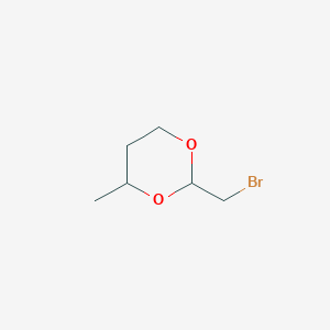 molecular formula C6H11BrO2 B8565699 2-Bromomethyl-4-methyl-1,3-dioxane 