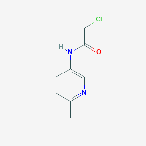 molecular formula C8H9ClN2O B8565713 2-Chloro-N-(6-methyl-pyridin-3-yl)-acetamide CAS No. 1196092-89-3