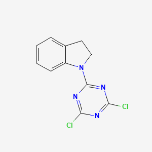 2,4-Dichloro-6-indolin-1-yl-1,3,5-triazine