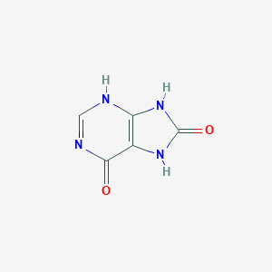 molecular formula C5H4N4O2 B085658 7,9-二氢-1H-嘌呤-6,8-二酮 CAS No. 13231-00-0