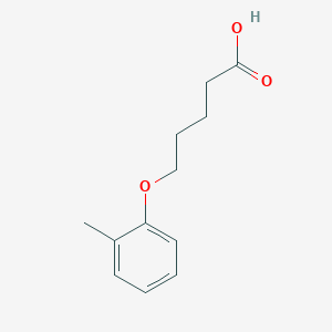 molecular formula C12H16O3 B8565926 5-(2-Methylphenoxy)pentanoic acid CAS No. 87411-34-5