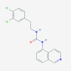 1-[2-(3,4-Dichloro-phenyl)-ethyl]-3-isoquinolin-5-yl-urea