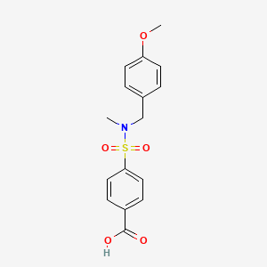 4-(N-(4-methoxybenzyl)-N-methylsulfamoyl)benzoic acid