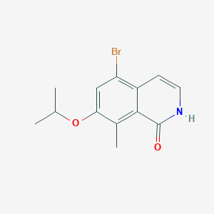 5-bromo-8-methyl-7-(propan-2-yloxy)isoquinolin-1(2H)-one