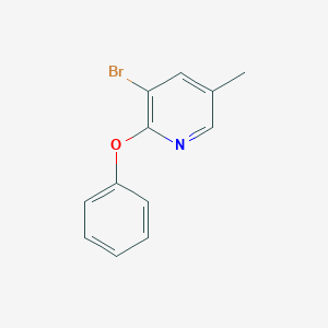 3-Bromo-5-methyl-2-phenoxy-pyridine