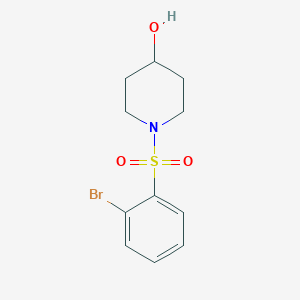 1-(2-Bromobenzenesulfonyl)piperidin-4-ol