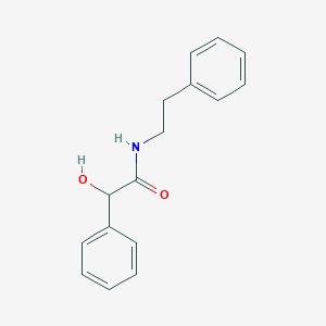molecular formula C16H17NO2 B8566053 Benzeneacetamide,a-hydroxy-n-(2-phenylethyl)- 