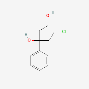 5-Chloro-3-phenylpentane-1,3-diol