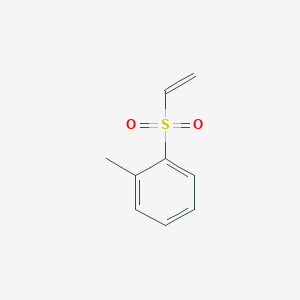 molecular formula C9H10O2S B8566066 1-Ethenylsulfonyl-2-methylbenzene 