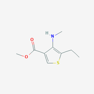 Methyl 5-ethyl-4-(methylamino)thiophene-3-carboxylate