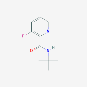 molecular formula C10H13FN2O B8566141 N-t-Butyl-3-fluoro-2-pyridinecarboxamide 