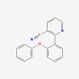 molecular formula C18H12N2O B8566154 2-(2-Phenoxy-phenyl)nicotinonitrile 