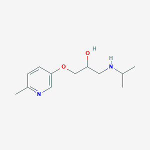 1-[(6-Methylpyridin-3-yl)oxy]-3-[(propan-2-yl)amino]propan-2-ol