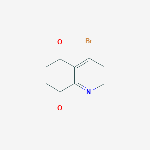 molecular formula C9H4BrNO2 B8566167 4-Bromoquinoline-5,8-dione 
