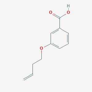molecular formula C11H12O3 B8566201 3-But-3-enyloxy-benzoic acid 