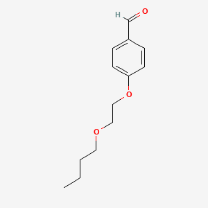 molecular formula C13H18O3 B8566210 4-(2-Butoxyethoxy)benzaldehyde CAS No. 63735-44-4