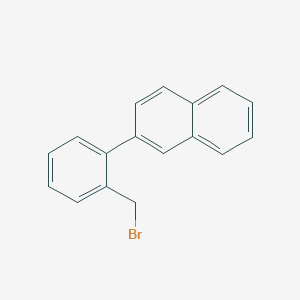2-[2-(Bromomethyl)phenyl]naphthalene
