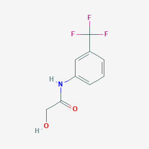 2-hydroxy-N-[3-(trifluoromethyl)phenyl]acetamide