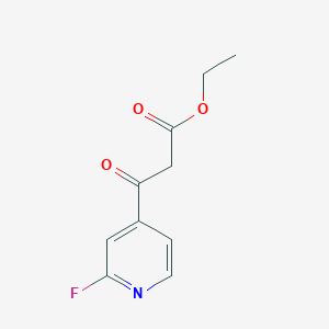 Ethyl 3-(2-fluoro-4-pyridyl)-3-oxopropionate