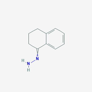 molecular formula C10H12N2 B8566305 (1,2,3,4-Tetrahydronaphthalen-1-ylidene)hydrazine 
