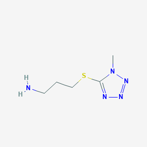 1-Methyl-5-(3-aminopropylthio)-1,2,3,4-tetrazole