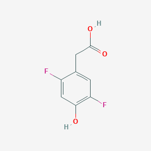 molecular formula C8H6F2O3 B8566390 2-(2,5-Difluoro-4-hydroxyphenyl)acetic acid 