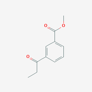 molecular formula C11H12O3 B8566454 3-Propionyl-benzoic acid methyl ester 