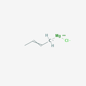 molecular formula C4H7ClMg B8566477 Crotylmagnesium chloride 