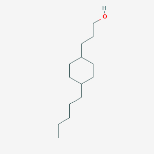 molecular formula C14H28O B8566480 3-(4-Pentylcyclohexyl)propan-1-ol CAS No. 92710-58-2