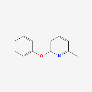 molecular formula C12H11NO B8566558 2-Methyl-6-phenoxypyridine CAS No. 28369-92-8