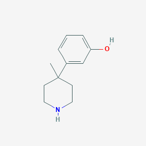 4-(3-Hydroxyphenyl)-4-methylpiperidine