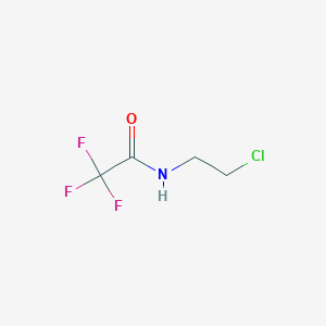 molecular formula C4H5ClF3NO B8566626 N-(2-chloroethyl)-2,2,2-trifluoroacetamide 
