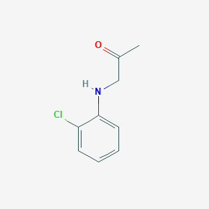molecular formula C9H10ClNO B8566670 1-[(2-Chlorophenyl)amino]acetone 