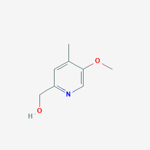 molecular formula C8H11NO2 B8566697 (5-Methoxy-4-methylpyridin-2-yl)methanol 
