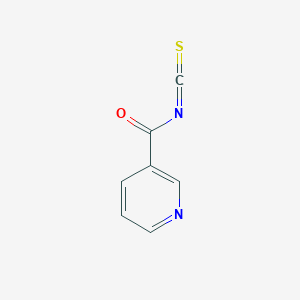 molecular formula C7H4N2OS B8566737 Nicotinoyl isothiocyanate 
