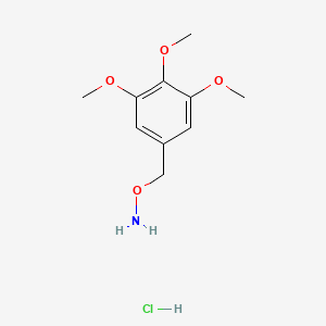 molecular formula C10H16ClNO4 B8566765 O-(3,4,5-Trimethoxybenzyl)hydroxylamine hydrochloride CAS No. 2173-27-5