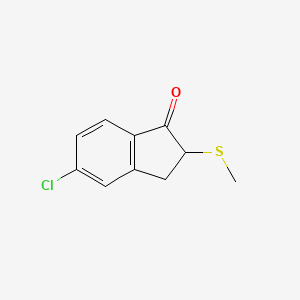 5-Chloro-2-methylsulfanylindan-1-one