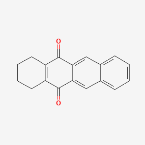molecular formula C18H14O2 B8566811 1,2,3,4-Tetrahydro-5,12-naphthacenedione 