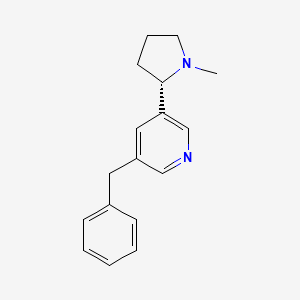 molecular formula C17H20N2 B8566846 (S)-3-benzyl-5-(1-methylpyrrolidin-2-yl)-pyridine CAS No. 852238-93-8